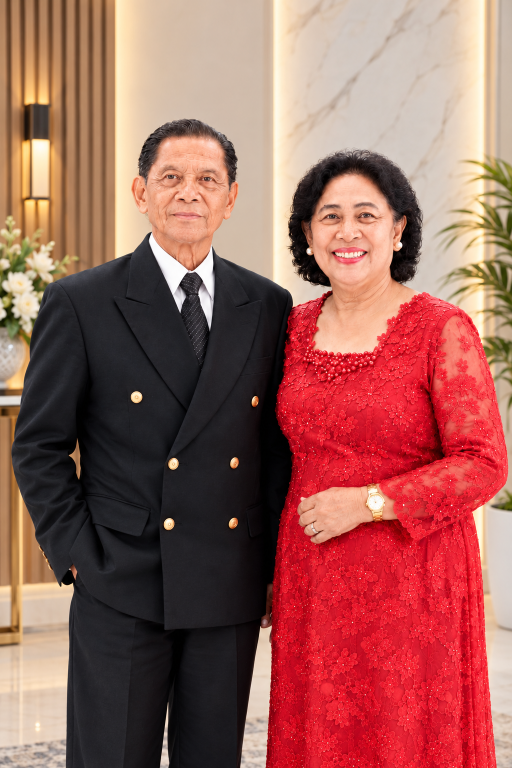 Pdt. Yusak Supriadi, S.Th dan Ny. Lidya YS